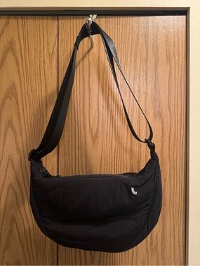 Black Men's Crossbody Shoulder Bag - Brand Unspecified